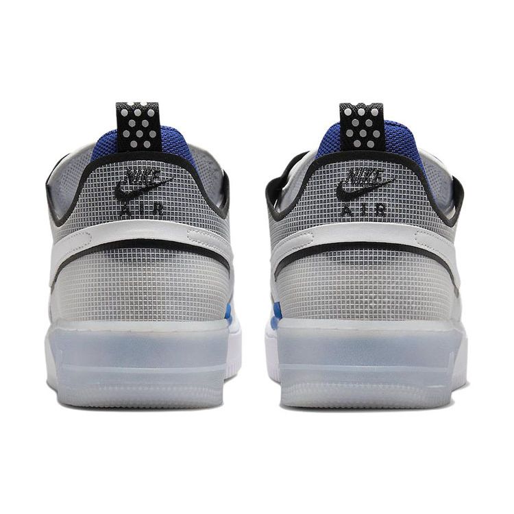 Nike Мужские кроссовки Air Force 1 React White Light Photo Blue DH7615-101
