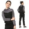 Sauna Suit for Weight Heavy and Top and Bottom Set Women's Loss, Sweating, Running, Windbreaker, Training, (Black, Small)