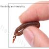 30pcs/lot Soft Bass Tackle Fishing Lure EarthWorm bloodworm Worm Red Baits