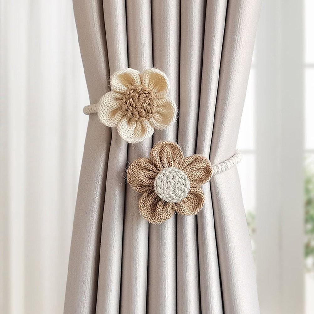 DTY Curtain Rope Holder Hooks Simple Curtains Tie Backs Curtain Binding Strap
