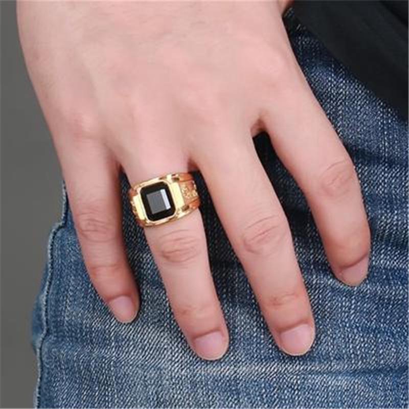 Мужское кольцо с цирконом, обручальное, свадебное, мужское, с геометрической формой, красивое кольцо, квадратное кольцо