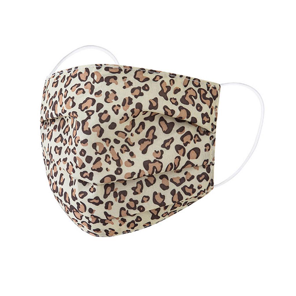 Взрослые женщины леопардовый моющийся Safet Haze маска для лица