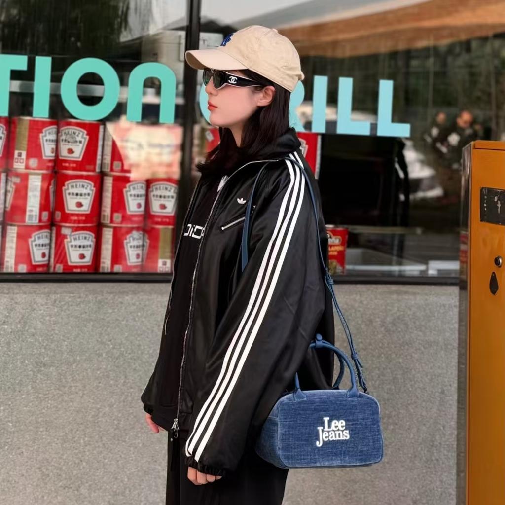 New Lee Fabric Crossbody Bag, Handbag Regular Women's Denim Blue LE240123M-5231