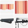 Awning Fabric Yellow and Orange 500 x 300 cm Polyester