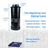 YIZHAN 130X 150X 180X Zoom C-Mount объектив с регулируемым увеличением 25 мм для электронных видеомикроскопов, аксессуары для монокулярной камеры