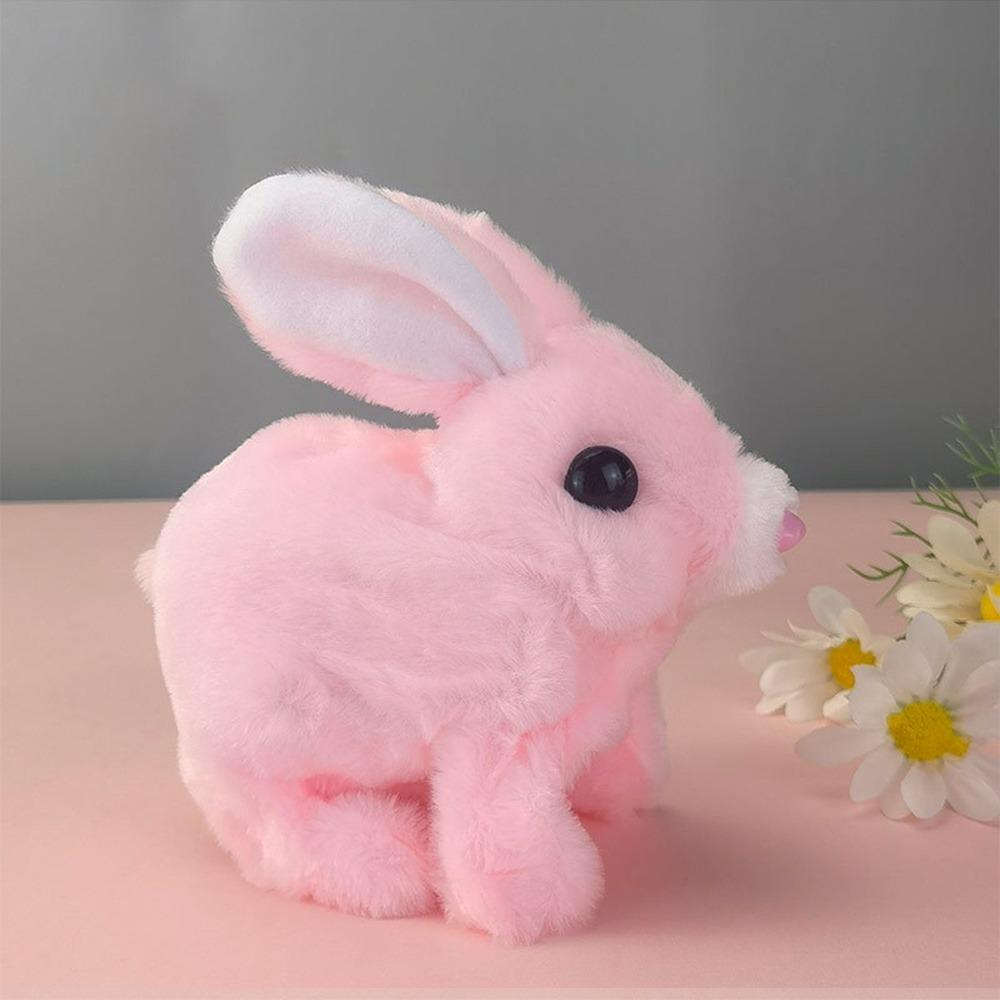 Может ходить и кивать, имитация электрической игрушки, кукла-животное, электрический кролик для детей, подарки