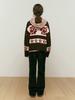 KIRSH Wool Cowichan Knit Zip-Up [Brown]