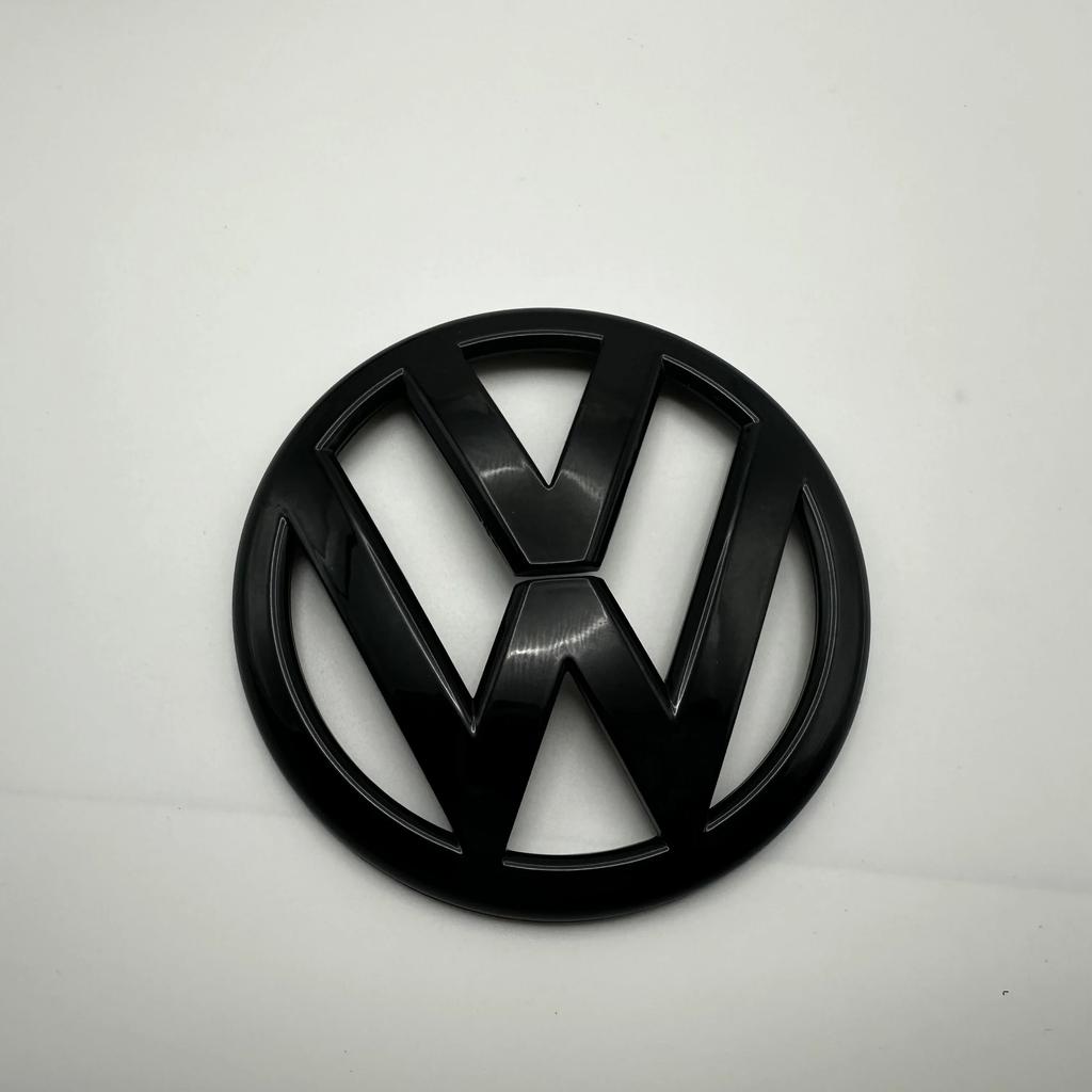 CJOZW1 2026 Горячие Эмблемы Для VW Volkswagen Jetta MK5 Golf Глянцево-Черные Замена 135мм Эмблема Передней Решетки Или 110мм Крышки Багажника Автомобиля B