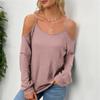 Women's Stylish Clothing Long-sleeved Suspender Top T-shirts & Long-sleeve Tops