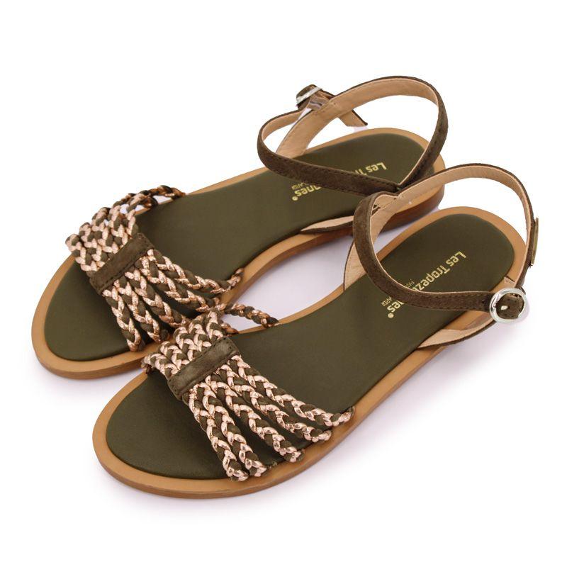 Женские плетеные сандалии Lanou на одном ремешке LES TROPEZIENNES от M.BELARBI