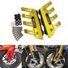With  For BMW F800R F800 R Motorcycle Mudguard Front Fork Protector Guard Block  Fender Anti-fall Slider Accessories