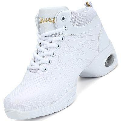 Женские джазовые туфли, повседневные кроссовки, дышащая амортизация, женские спортивные туфли для ходьбы и танцев, туфли для современных танцев, туфли на платформе