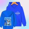 Kpop Охотники на демонов Толстовка на молнии для девочек и мальчиков Модная с длинными рукавами Свободная Повседневная Толстовка на молнии