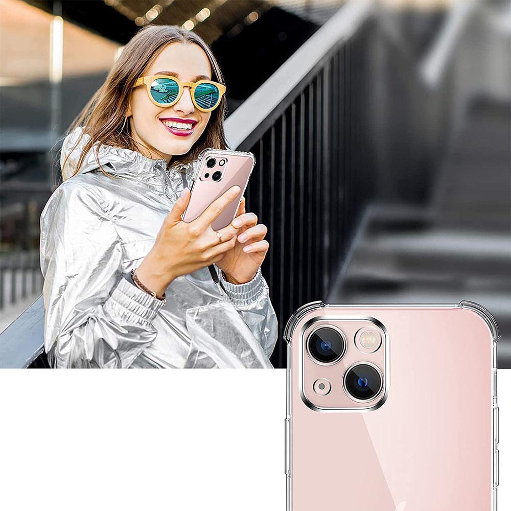 Противоударный чехол для iPhone 13, 14, 15, 11 Pro Max, Redmi Note 12, 10, 9, 9A, 12, 10C, 10A, Samsung Galaxy S21, S22, S24 Plus, S23, Ultra FE, A52, A53, A15, прозрачный чехол