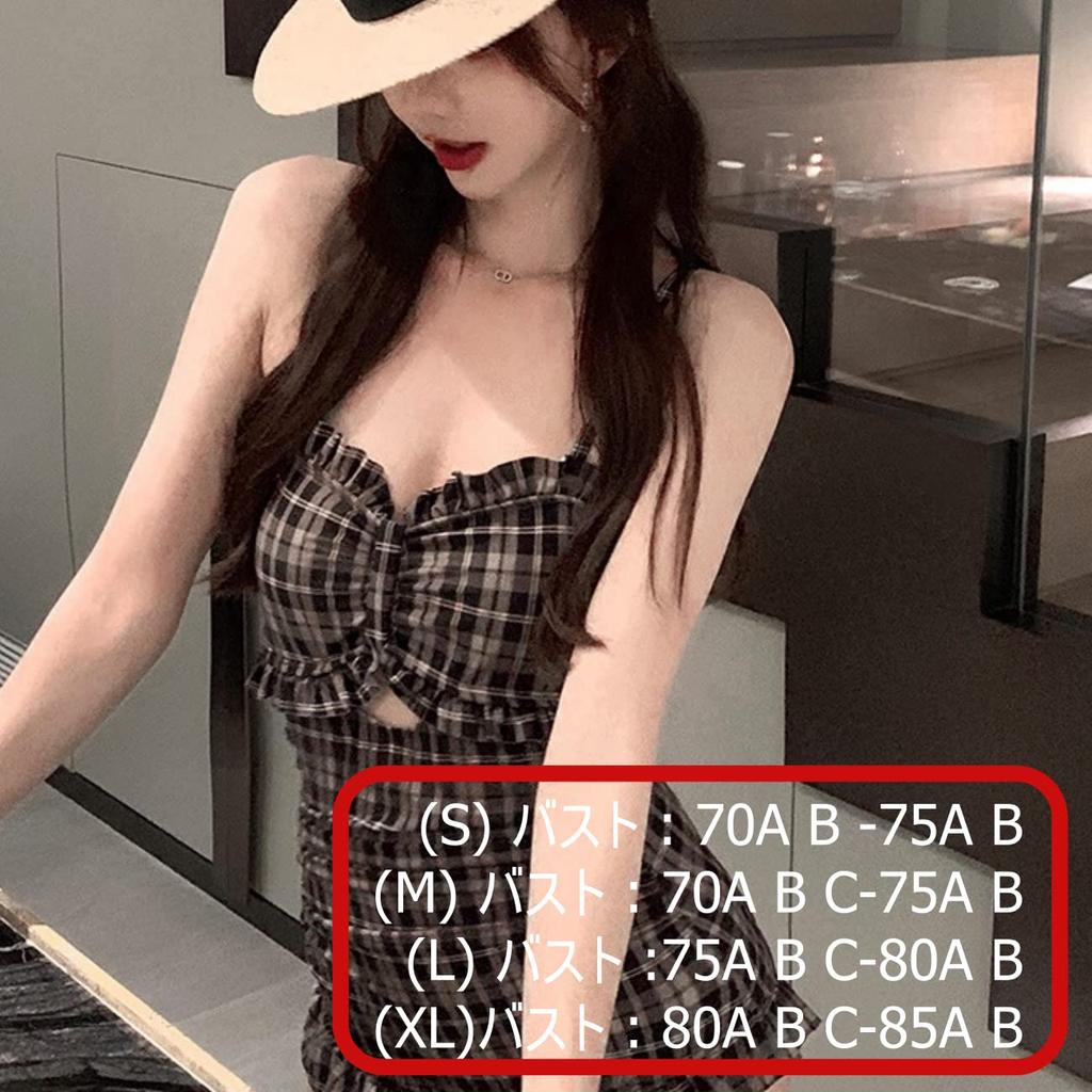 Style Swimsuit Frill One Piece Body Cover Sexy Arena Swimwear for Women [1/2style] 2/2 One-Piece All-in-One (Black, S)