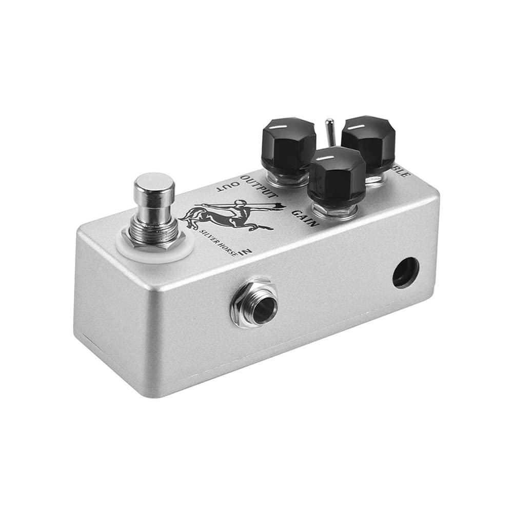 Педаль эффектов гитарного овердрайва Btuty Golden Horse с металлическим корпусом True Bypass Golden Horse