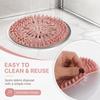 4 PCS TPR Shower Drain Cover Pink Green Bathtub Drain Cover Floor Drain Strainer  Floor Drain