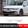 Для Volkswagen VW Golf 8 MK8 Pro R    Стальная Защитная Решетка Противотуманной Фары Переднего Бампера Декоративные Накладки Аксессуары