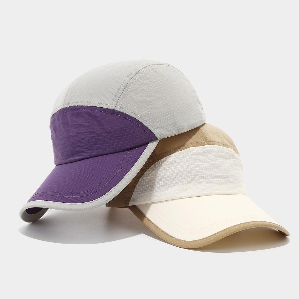 Versatile Quick-Drying Running Hat UPF50+ Adjustable 5 Panel Hat Soft Top Breathable Duckbill Cap Unisex