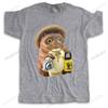New fashion Male shubuhzi Black Tshirt loose tops Japanese Raccoon Dog Tanuki Mujina Anime Manga Cute unisex casual teeshirt
