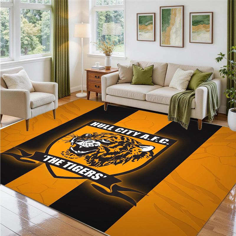 Hull FC Design Crystal Velvet Rug Soft Decorative Mat for Bedroom Entrance
