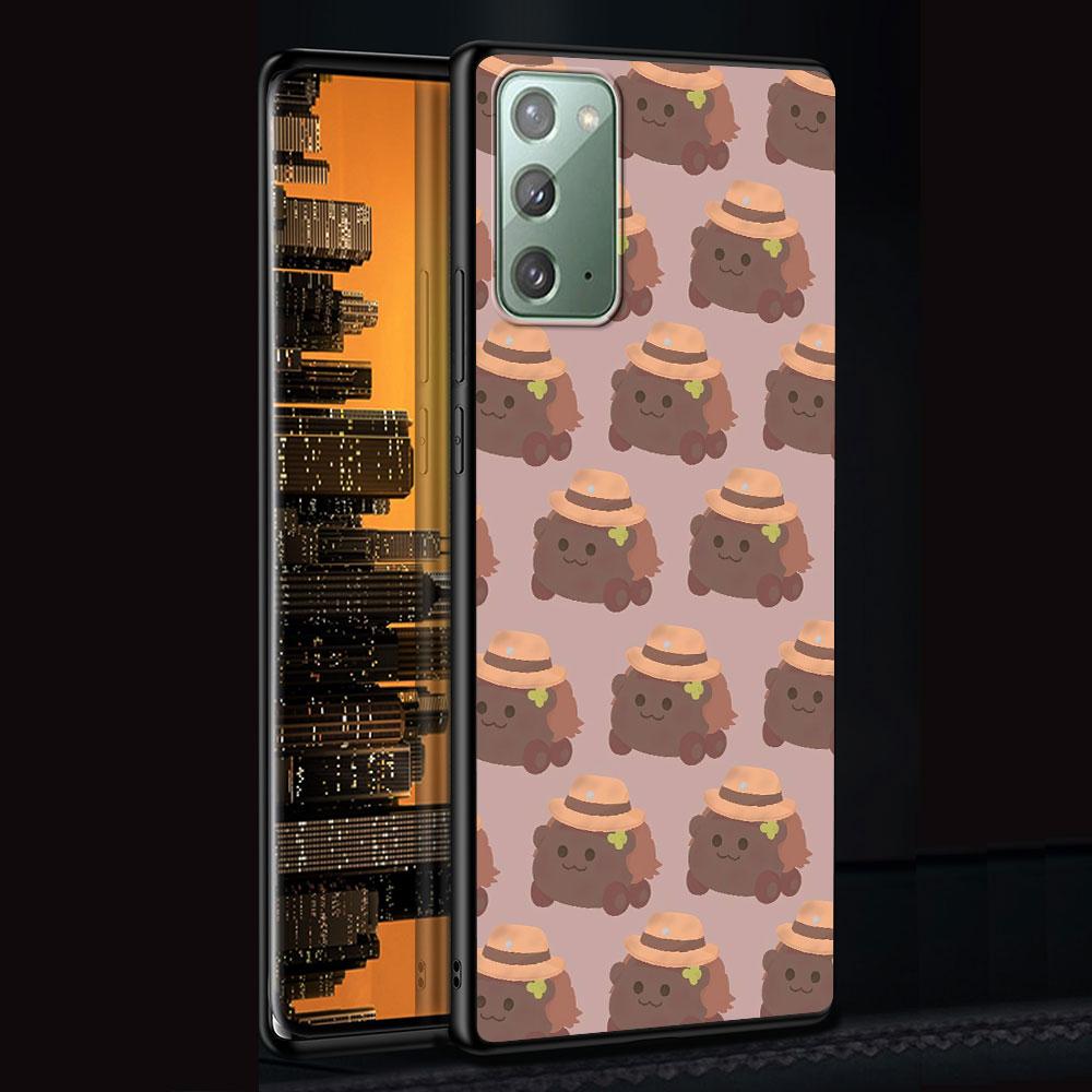 PUI PUI MOLCAR Милый чехол для Samsung Galaxy Note 20 Ultra 8 10 Lite 9 TPU Чехол для телефона Note 10 Plus Черный Мягкий чехол Funda Capa