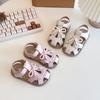 Baby Girl Princess Shoes 2025 New Baby Sandals Summer Soft-soled Toddler Shoes Little Girl Small Leather Shoes Bag Head