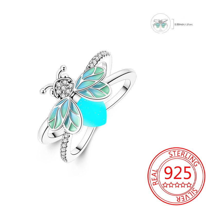 925 Silver Beautiful Stars and Moon Shining Sun Geometry Infinite Combination Ring Boutique Matching Gifts