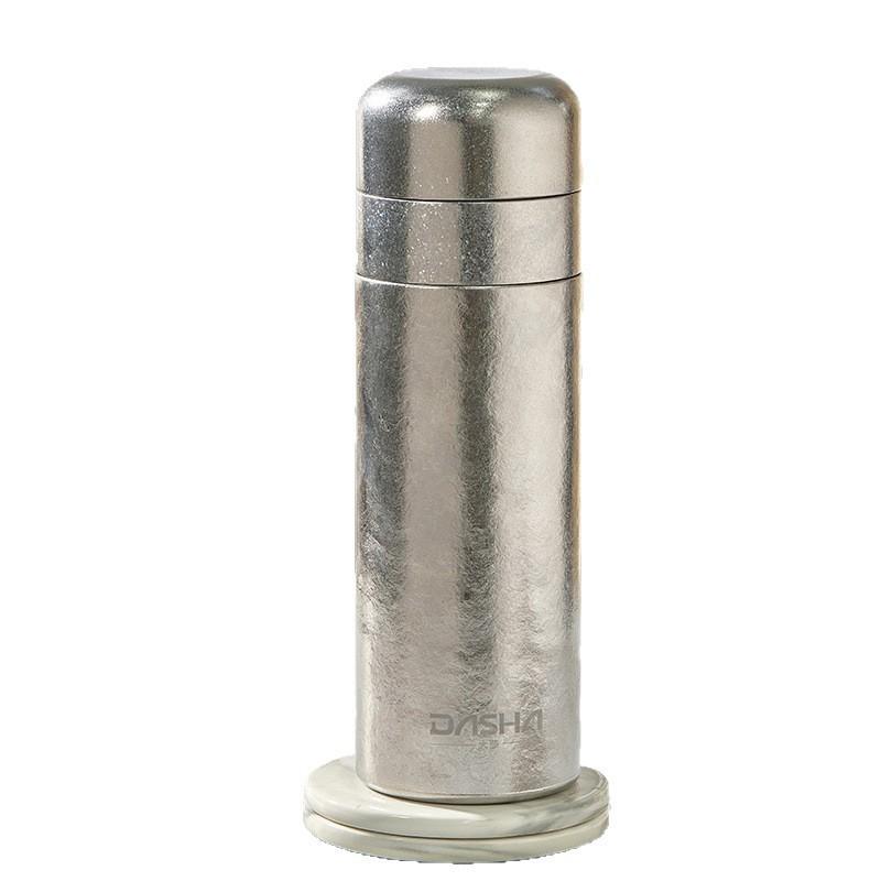 Pure Titanium Insulated Water Bottle 550ml Leakproof Travel Gym Cup Men Women Students Outdoor