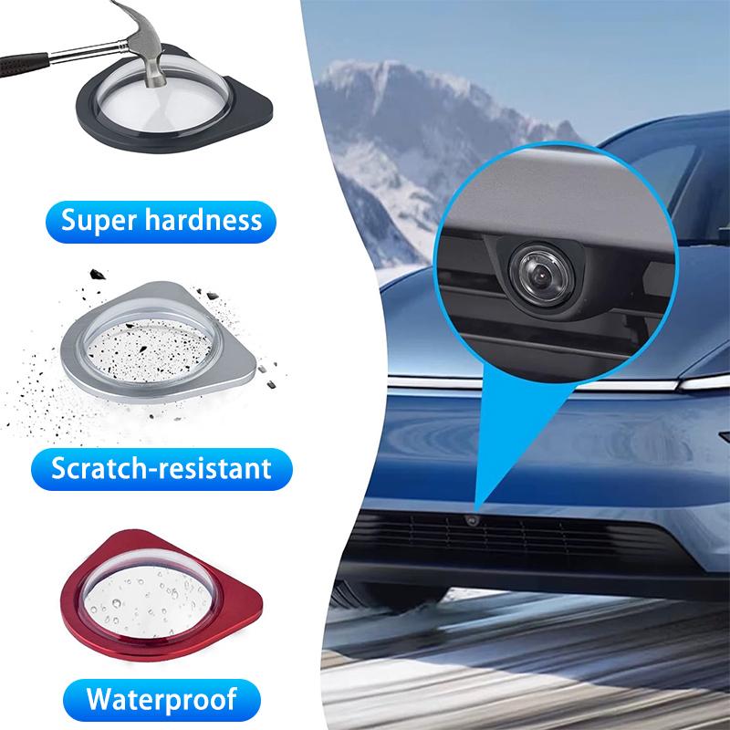 For Tesla Model Y Juniper 2025+ Model 3 Highland 2026 Original Fit Front Camera Protector Shield Tempered Glass Rainproof Cover