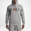 Jordan Мужская толстовка с капюшоном Knit Logo на флисовой подкладке Серая 834372-063