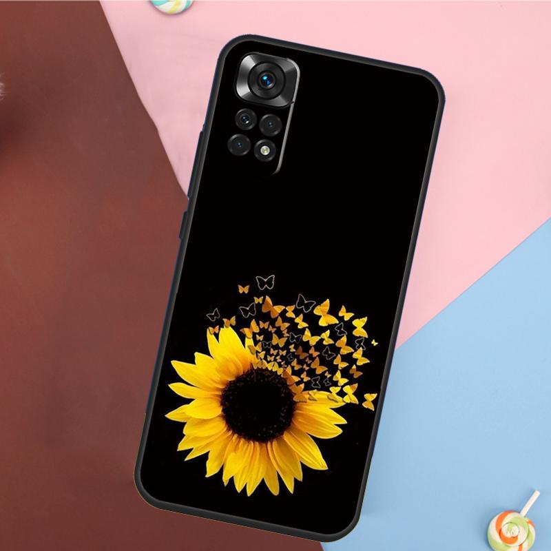Красивая желтая подсолнух Чехол для Xiaomi Redmi Note 13 Pro 14 12 11 9 10 9S 10S 11S 12S Redmi 10C 12C 13C 14C Чехол