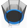Trampoline - bleu - 252 cm - avec filet et échelle - jusqu'à 80 kg