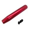 Aluminum Shift Knob 7.1 Inches (180 Mm) [Set of 3 Adapters] General Purpose Long MT (Red)