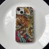 Роскошный чехол для телефона в восточном стиле с узором тигра для iPhone 17 16 15 14 13 12 11 Air Pro Max XS XR 7 8 Plus Глянцевая жесткая поликарбонатная крышка