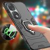 Чехол для Honor 90 Обложка для Honor 90 Capas Противоударная Броня Бампер для Телефона Задний Держатель с Кольцом Магнитный Чехол для Honor 90 Pro Fundas