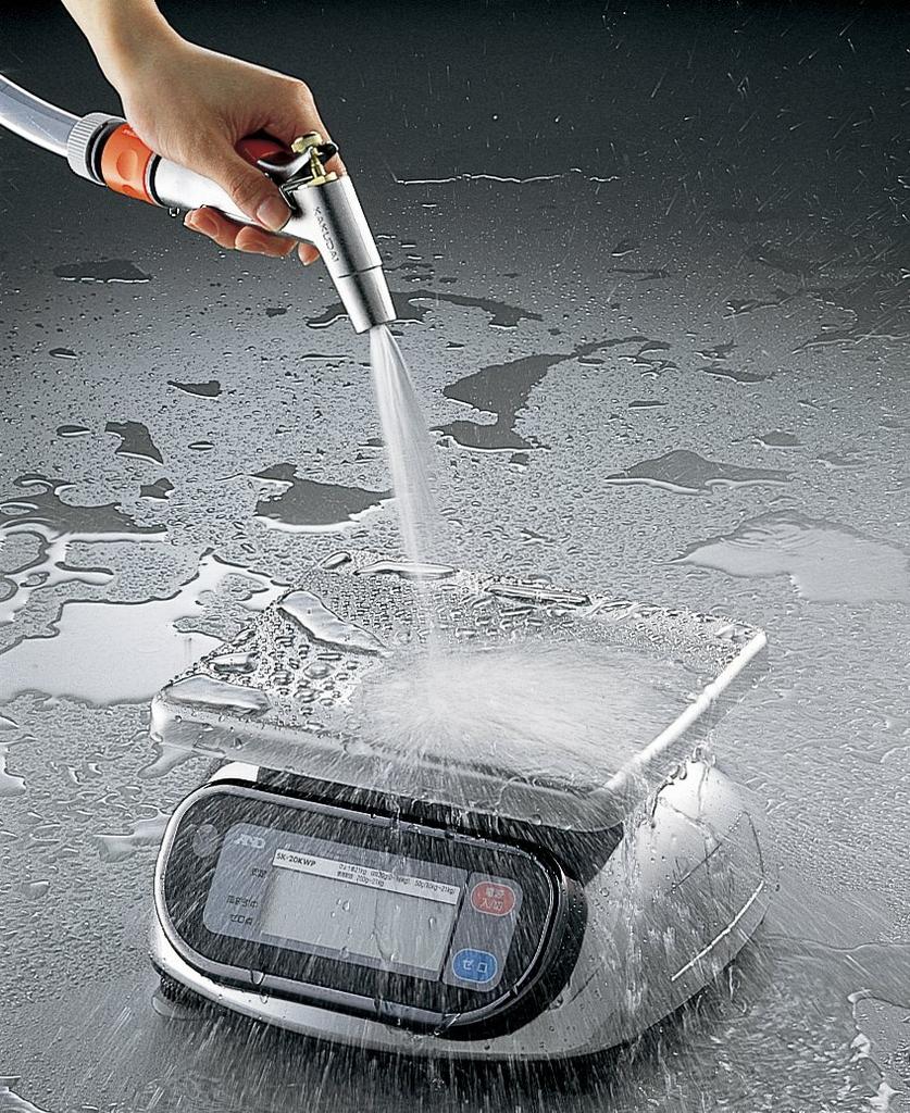 И водонепроницаемые цифровые весы 10 кг Минимальная чаша Без площади A&D Trade сертифицированный пылезащитный SK-10KiWP (Диапазон использования 0,1-10 кг)