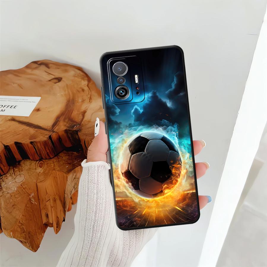 Чехол для телефона Funda для Xiaomi Mi 12 12X 11T 11 10T 12T Pro 14 13 Lite Футбол