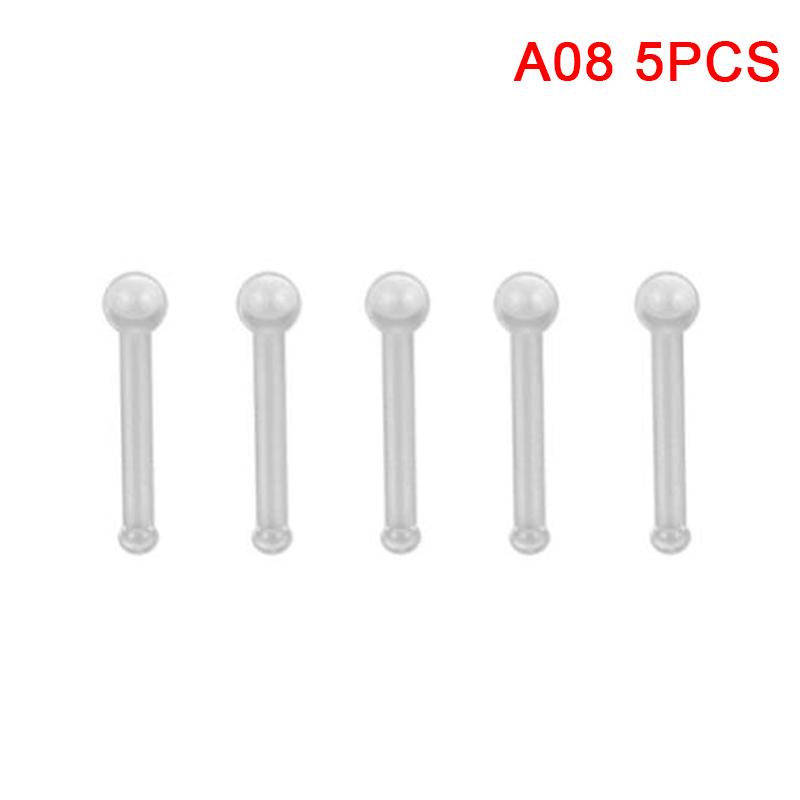 Ювелирные изделия для пирсинга, креативный акриловый прозрачный язык, штанга, кольцо для пупка, бровь, нос