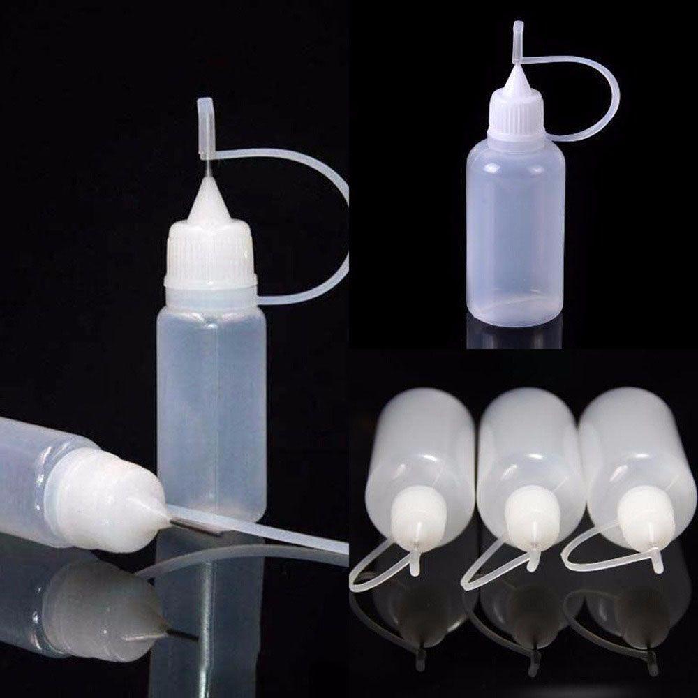High quality Transparent Travel Squeeze bottle Refillable Bottle Needle Tip Empty Dropper Bottles