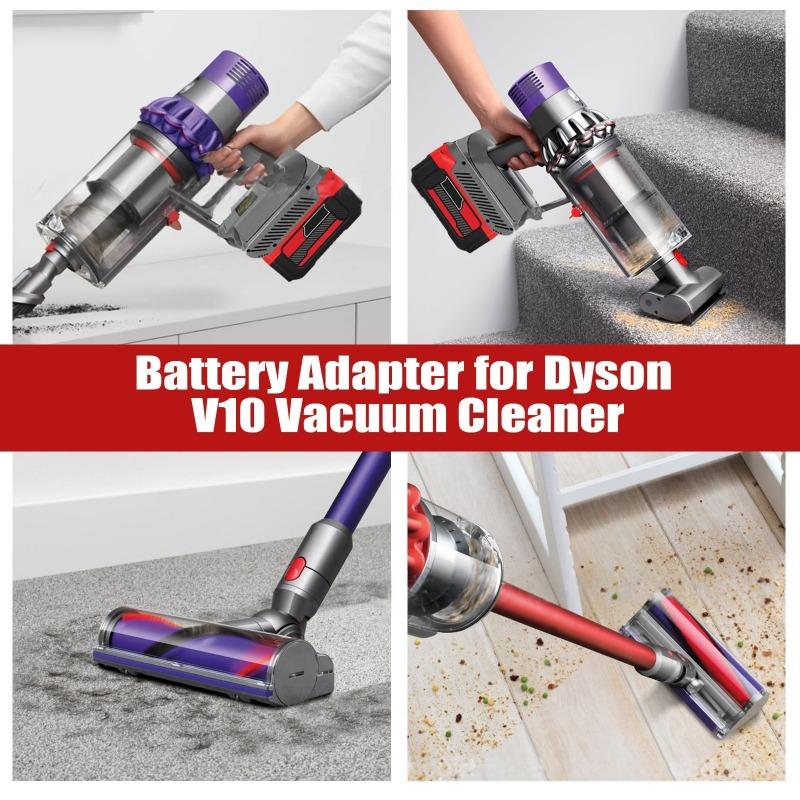 Адаптер аккумулятора BOS18V10 для литий-ионного аккумулятора Bosch 18V для преобразования в аккумулятор Dyson V10, для работы с пылесосами серии V10