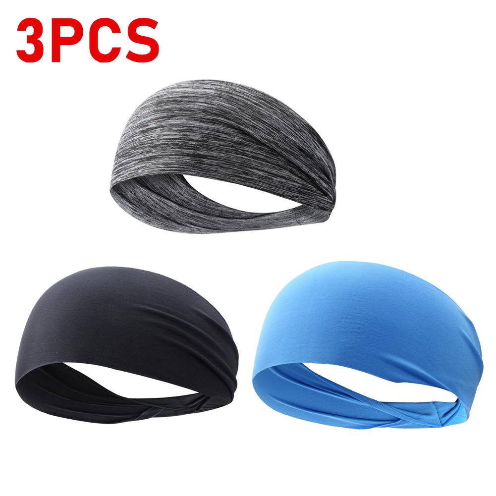 Ultra-Thin Unisex Fitness Elastic Headband Turban Sweat Absorption Breathable Quick Drying Sports Running Hair Band Accessories