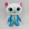 Super Kitties Team Anime Plush Toys Crystal Super Soft Plush Toy Doll Blue Kitten Green Kitten Yellow Kitten Doll Kids Toys