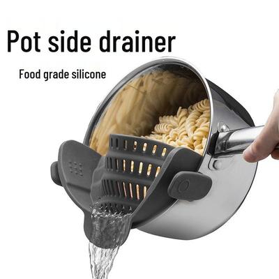 Герметичный силиконовый слив: Пищевая стойка-фильтр для лапши/овощей