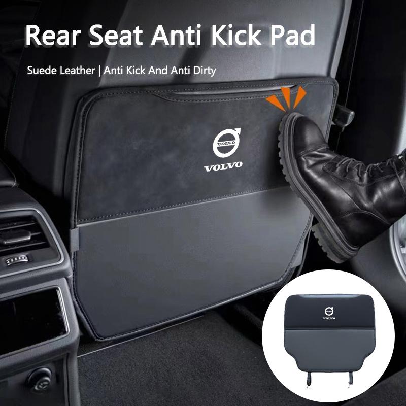 Car Logo Seat Back Protection Mat Prevent Dirty Anti Kick Pad For Volvo XC60 V50 V40 XC90 S60 S40 S80l V90 V60 EX90 S90 XC40 C40