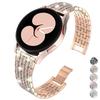 Ремешок 20 мм 22 мм для Samsung Galaxy Watch 4/5/6/pro/classic 43 мм 47 мм 45 мм металлический браслет с бриллиантами correa HUAWEI GT 2e 3 pro ремешок