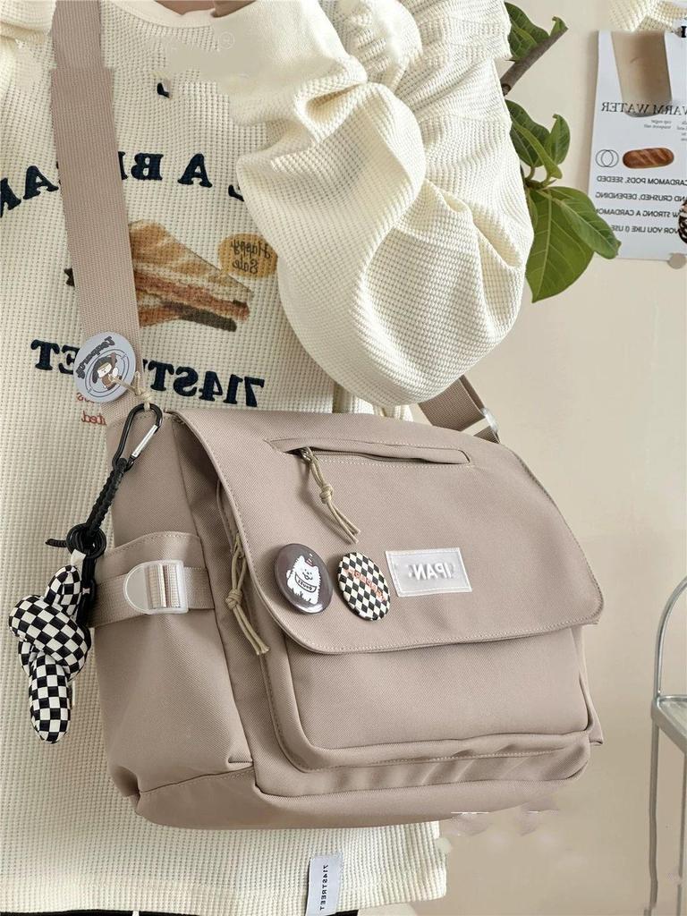 Повседневная студенческая сумка-мессенджер большой вместимости - в японском стиле, в корейском стиле