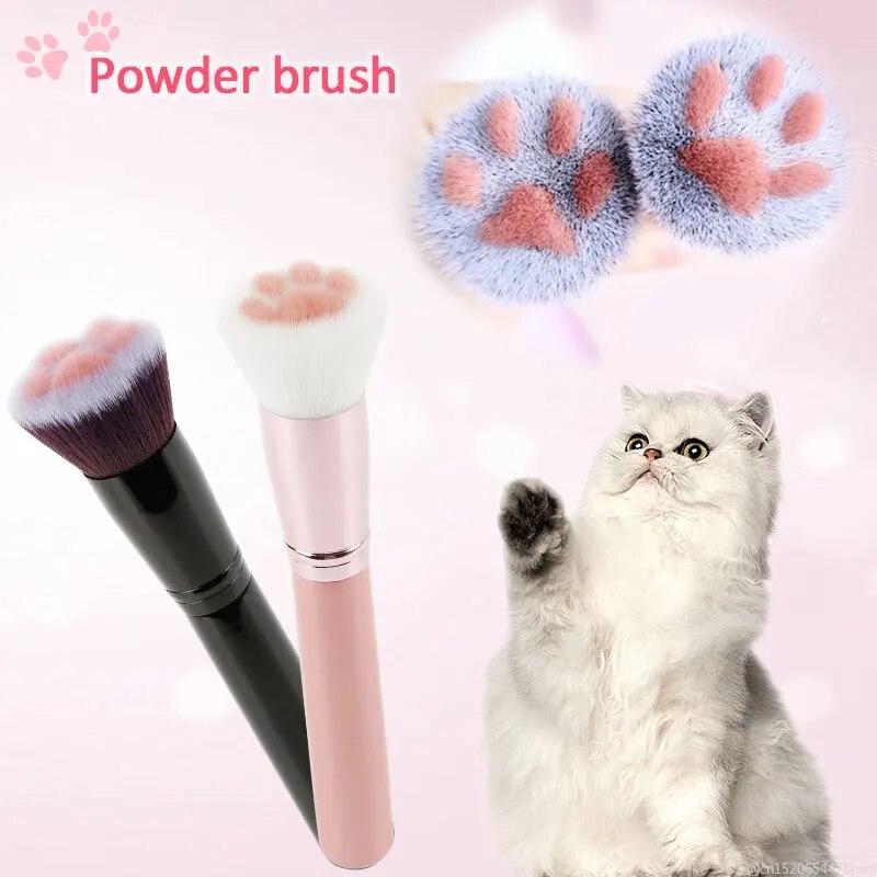 Cat Claw Shape Makeup Brushes Cute Powder Brush Cosmetics Foundation Powder Blush Eyeshadow Concealer Brush Beauty Tool