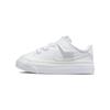 Court Legacy TD Leather Non-Slip Shock Absorption Low-Top Sneakers Baby Sneakers White DA5382-114