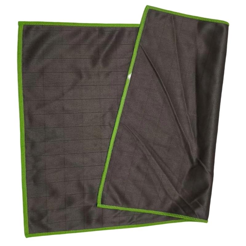 Набор из 3 чистящих полотенец из углеродного волокна, не оставляющих разводов. Многоцелевое использование для чистки автомобилей, окон, столешниц и полировки.